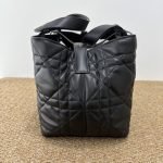Brand New Dior Book Tote, Black‑Gold, Medium Size