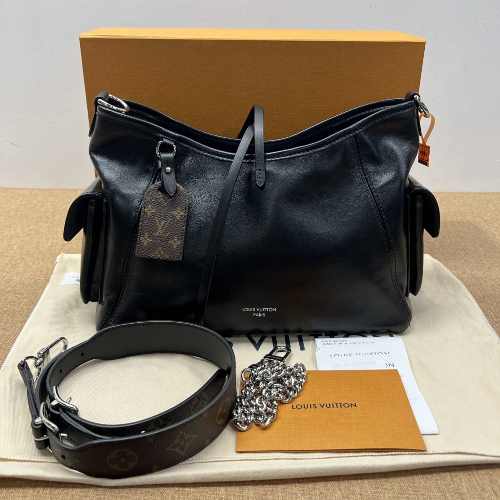 Brand New LV Carryall BB, Black Eclipse, Chip