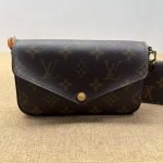 98% New LV Felicie, Green Strap, Chip