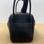 99% New Hermes Lindy 30, Black‑Gold, U Stamp