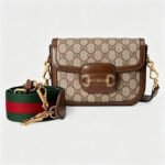 Vintage Horsebit Flap Crossbody Bag