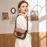 Vintage Horsebit Flap Crossbody Bag